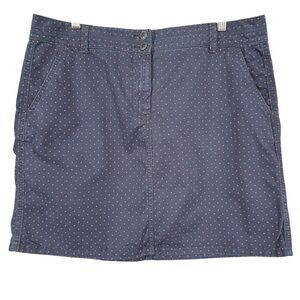 Tommy Hilfiger Polka Dot Cotton Skirt | Size 12